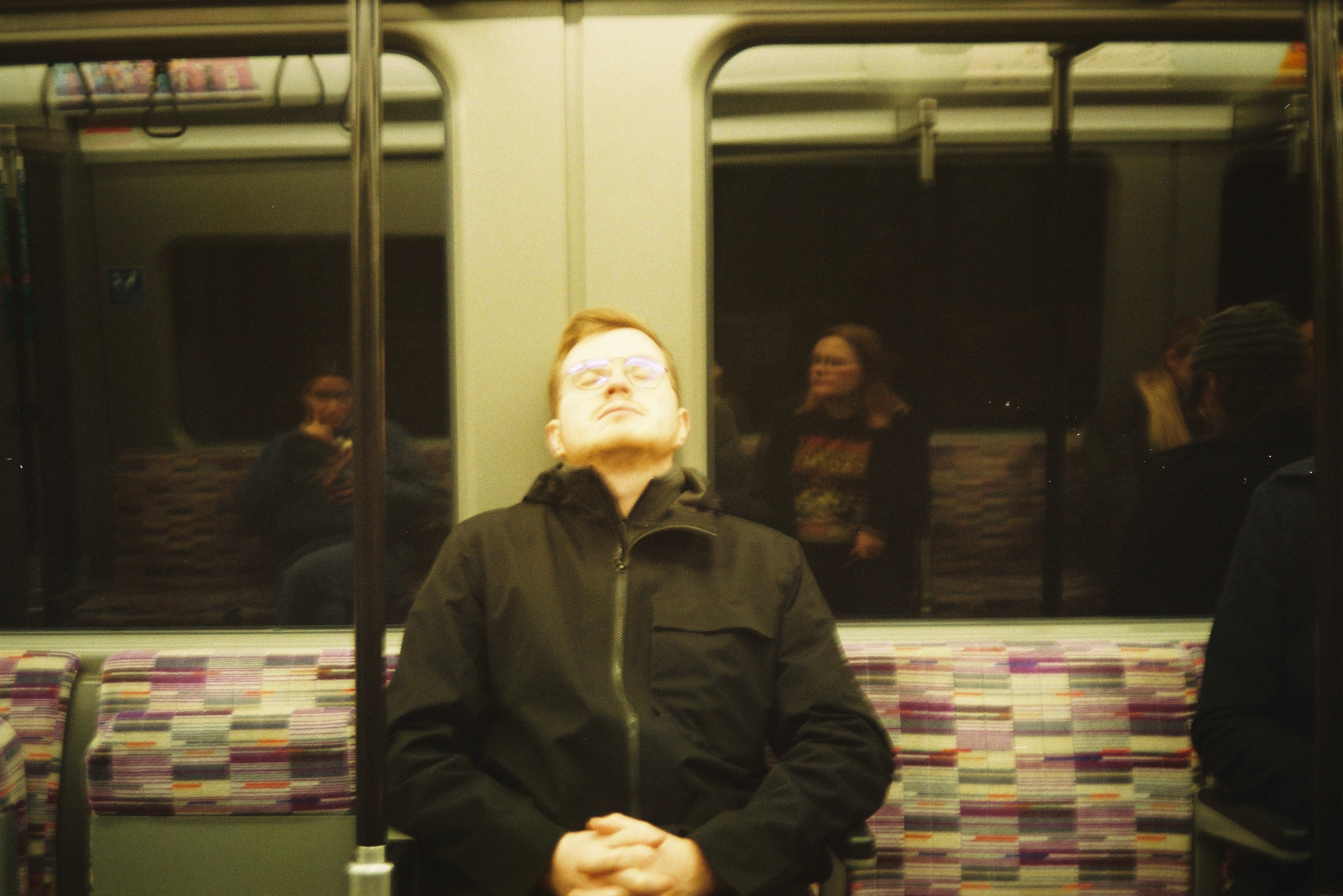Member on the London Underground