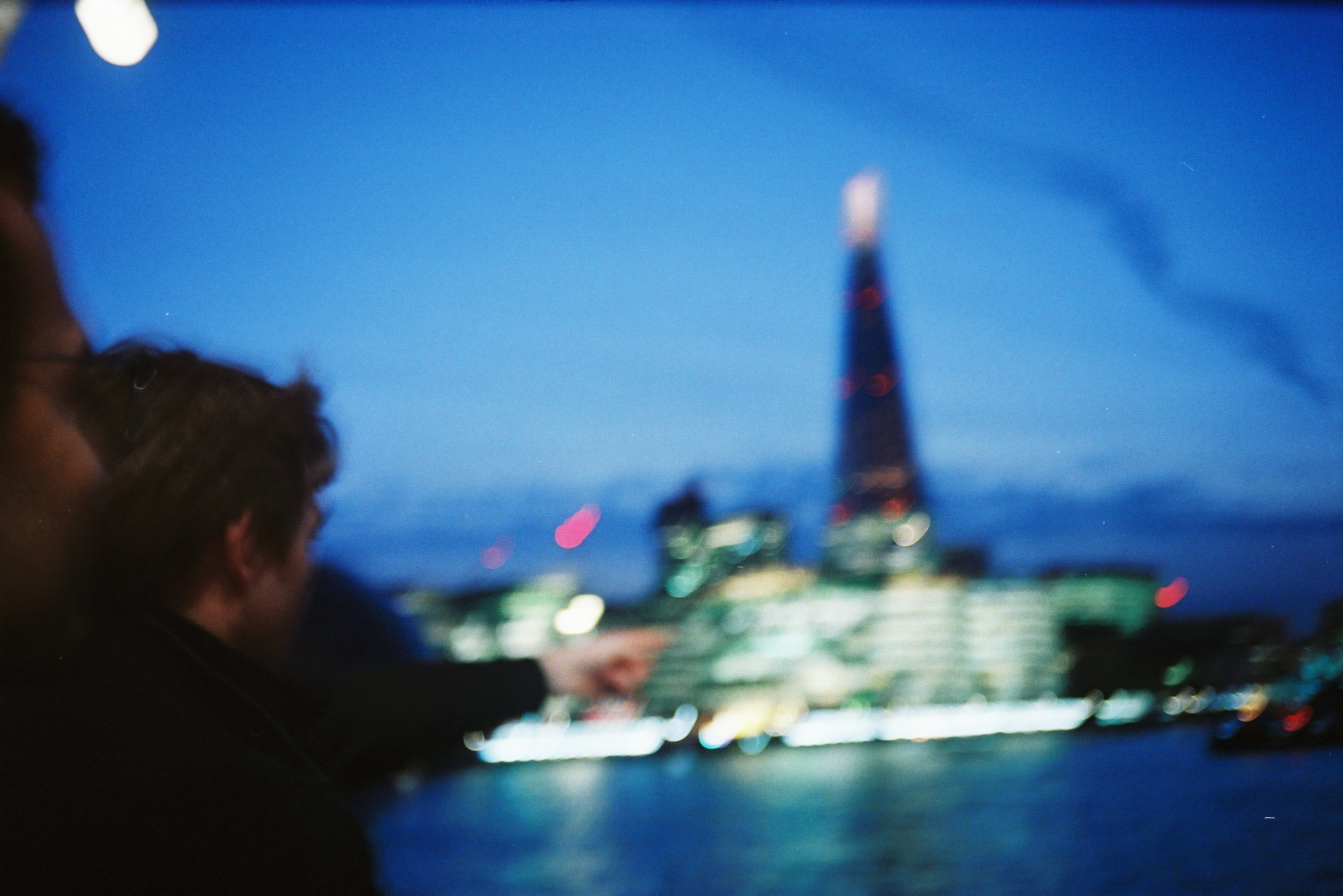 The Shard from the Thames at dusk